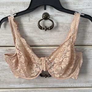 Smart & Sexy Lace Underwire Bra in Soft Peach